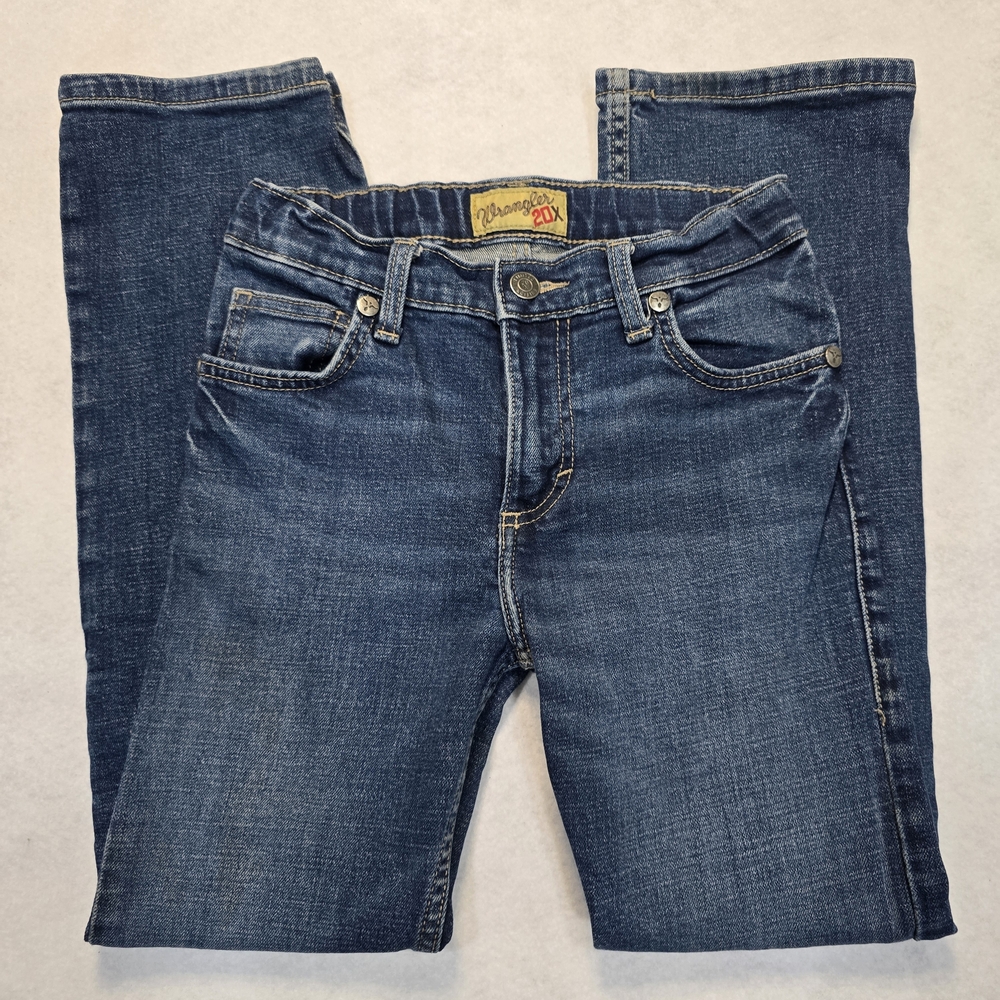 Wrangler Boys Dark‎ Blue Denim Jeans Size 10 Regular